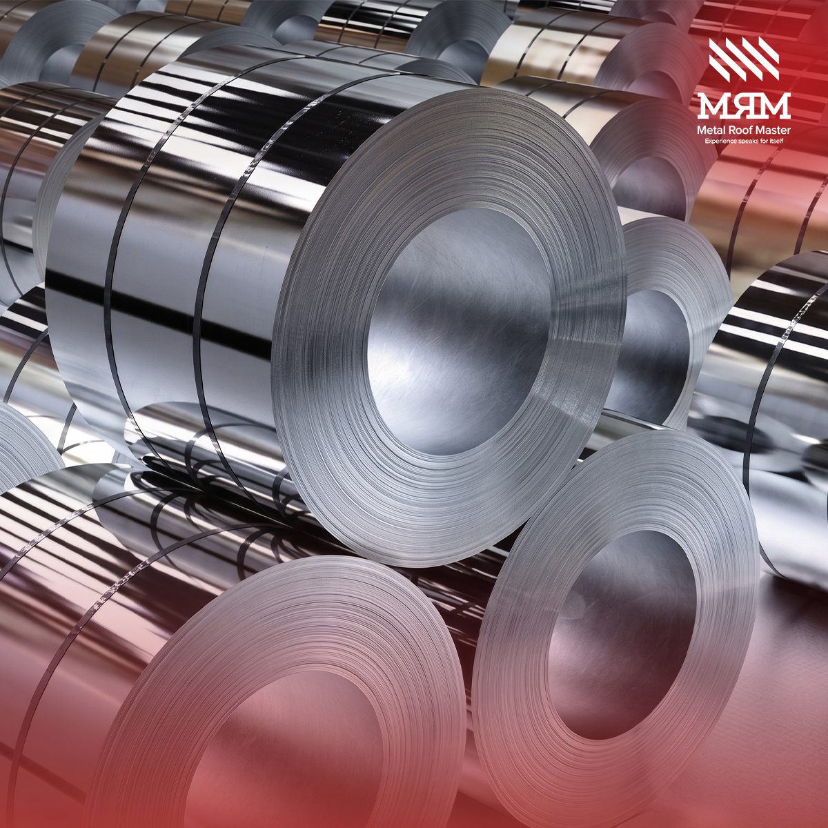 Metal building components staged for coordinated delivery