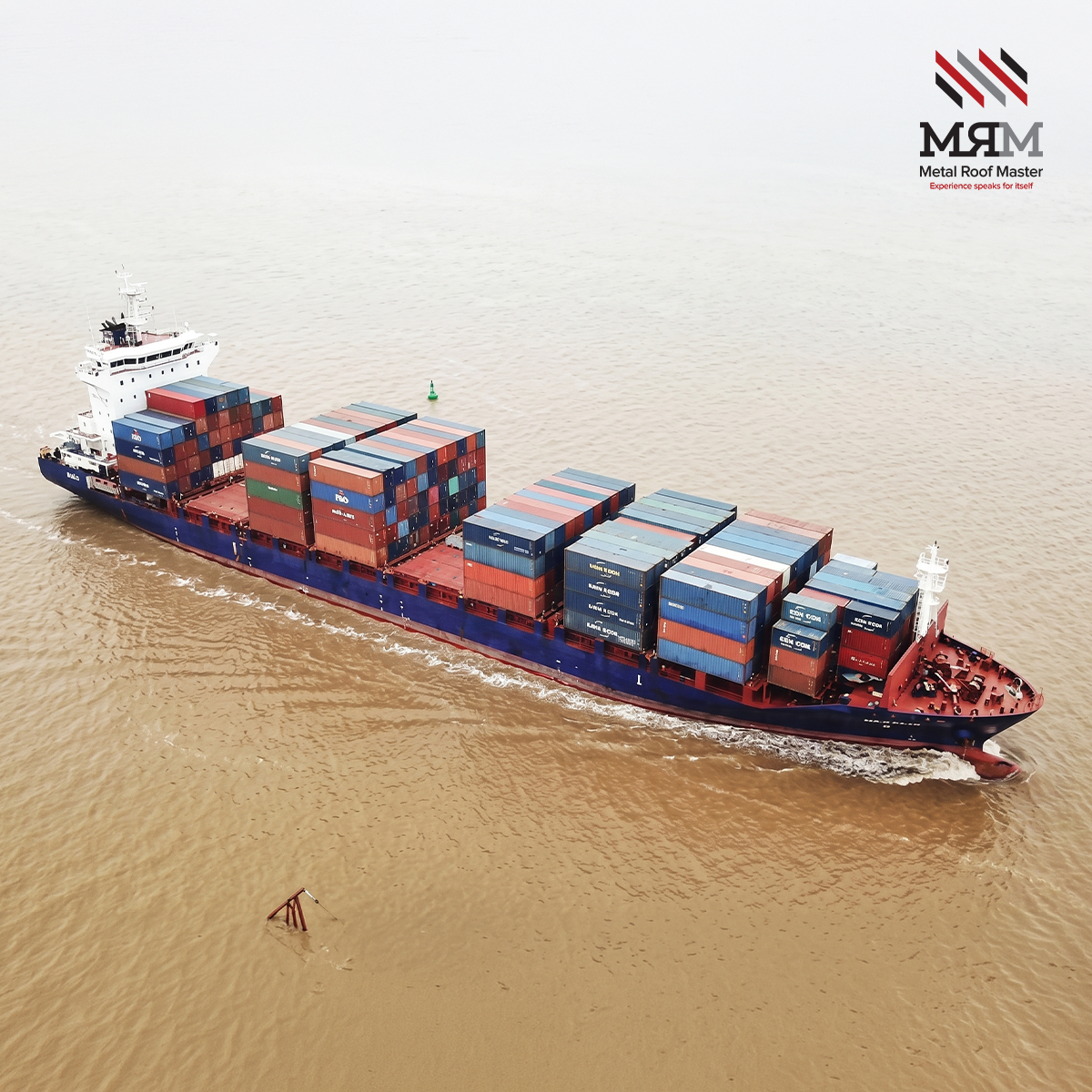 Loading an 8-ton GI steel coil order into a container for FOB Miami export